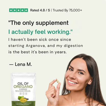 Arganova | Oregano Oil Capsules