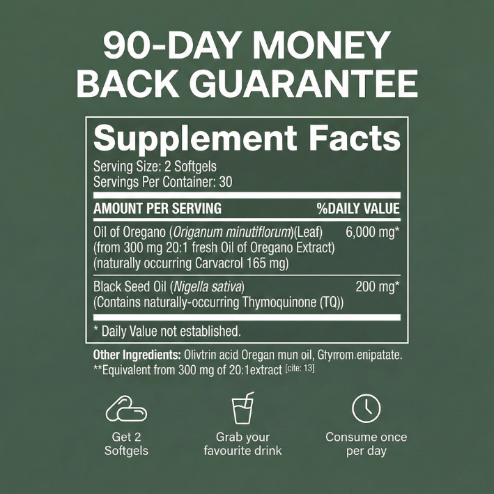 Arganova | Oregano Oil Capsules