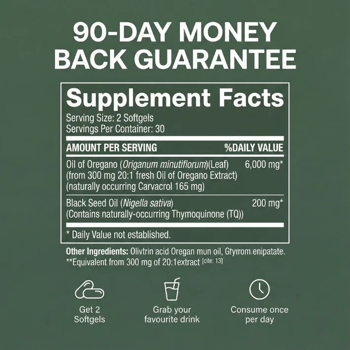 Arganova | Oregano Oil Capsules